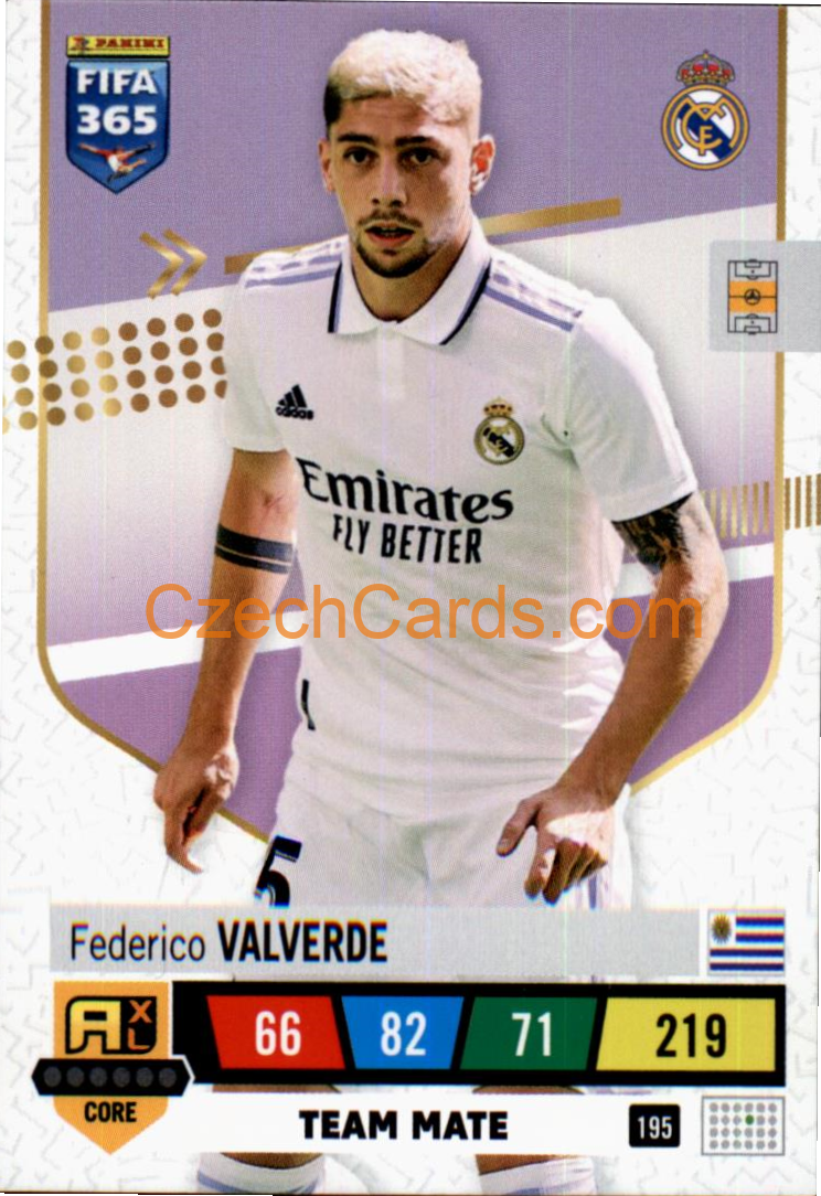 Federico Valverde 2023 FIFA 365 Adrenalyn #195