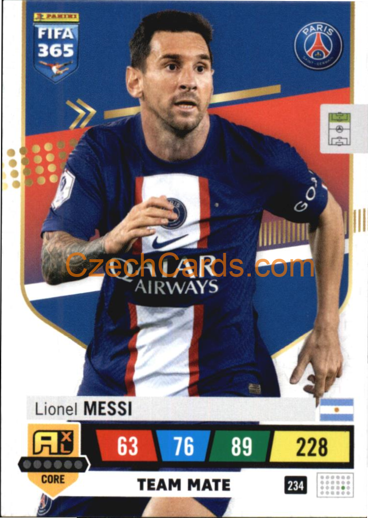 Lionel Messi 2023 FIFA 365 Adrenalyn #234