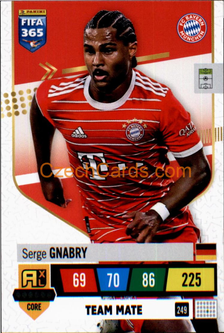 Serge Gnabry 2023 FIFA 365 Adrenalyn #249