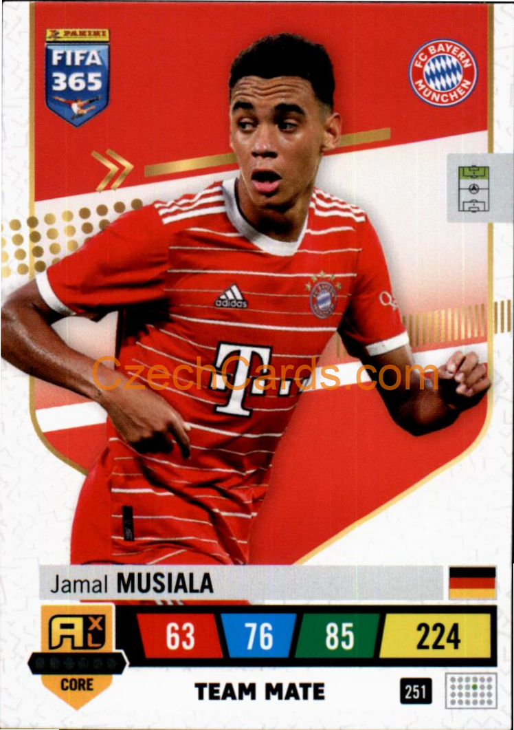 Jamal Musiala 2023 FIFA 365 Adrenalyn #251