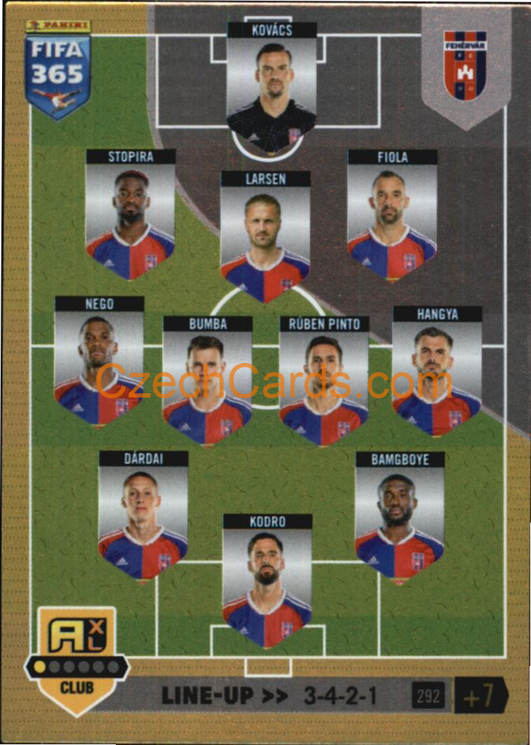 Line-up Fehérvár FC 2023 FIFA 365 Adrenalyn #292