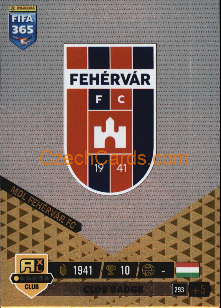 Club Badge Fehérvár FC 2023 FIFA 365 Adrenalyn #293
