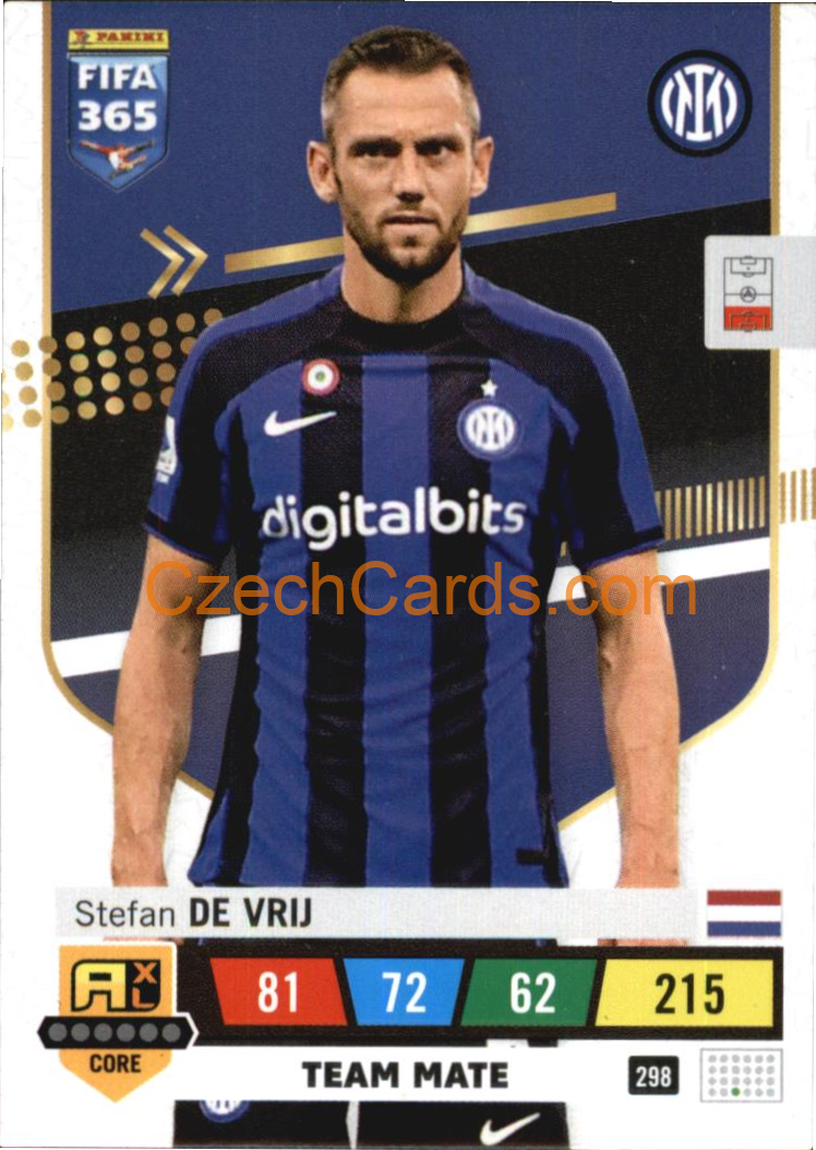 Stefan de Vrij 2023 FIFA 365 Adrenalyn #298