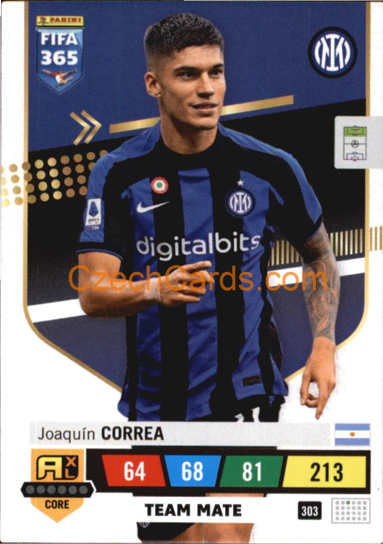 Joaquín Correa 2023 FIFA 365 Adrenalyn #303