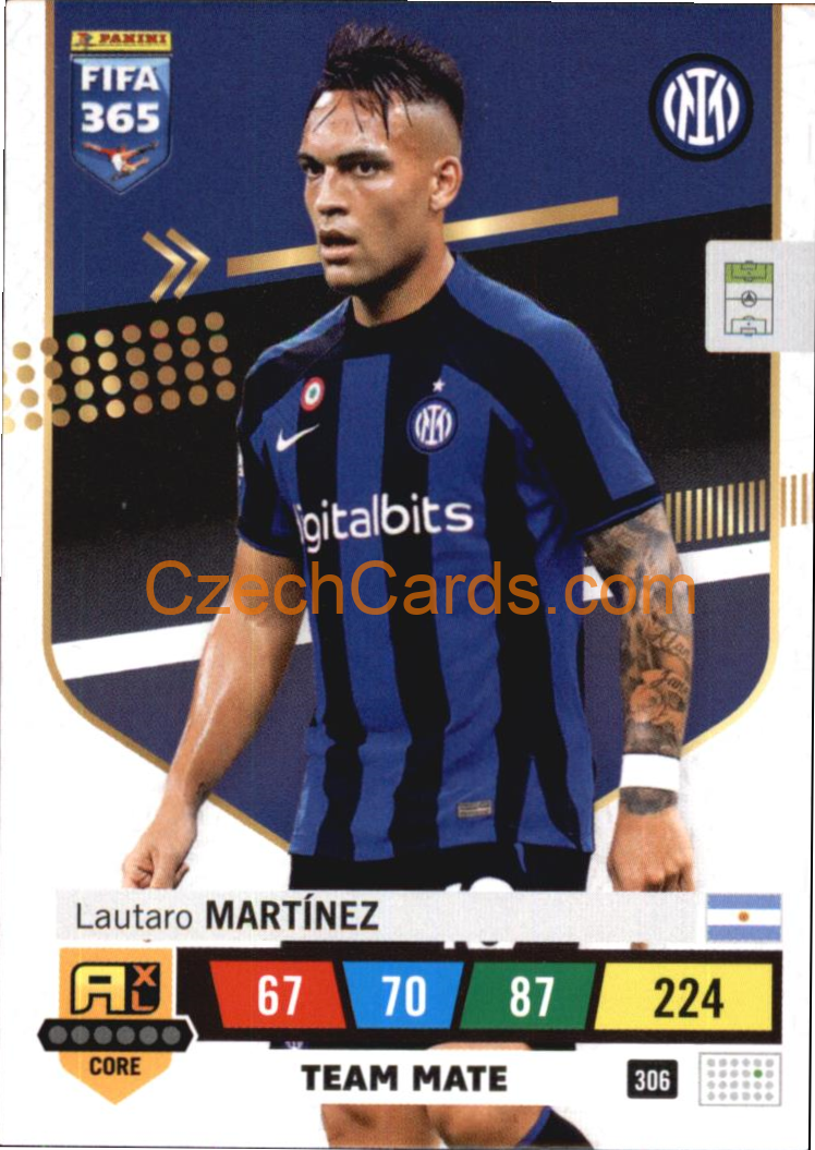 Lautaro Martínez 2023 FIFA 365 Adrenalyn #306