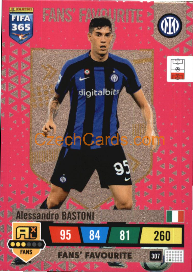 Alessandro Bastoni 2023 FIFA 365 Adrenalyn FANS #307