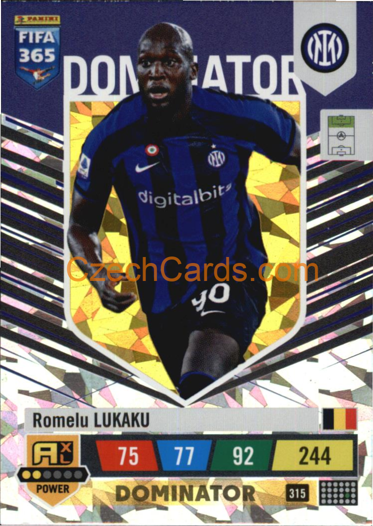 Romelu Lukaku 2023 FIFA 365 Adrenalyn POWER #315