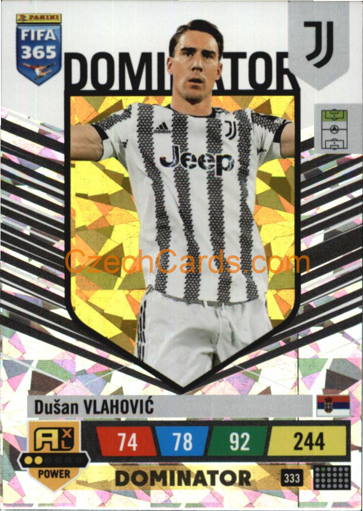 Dušan Vlahović 2023 FIFA 365 Adrenalyn POWER #333