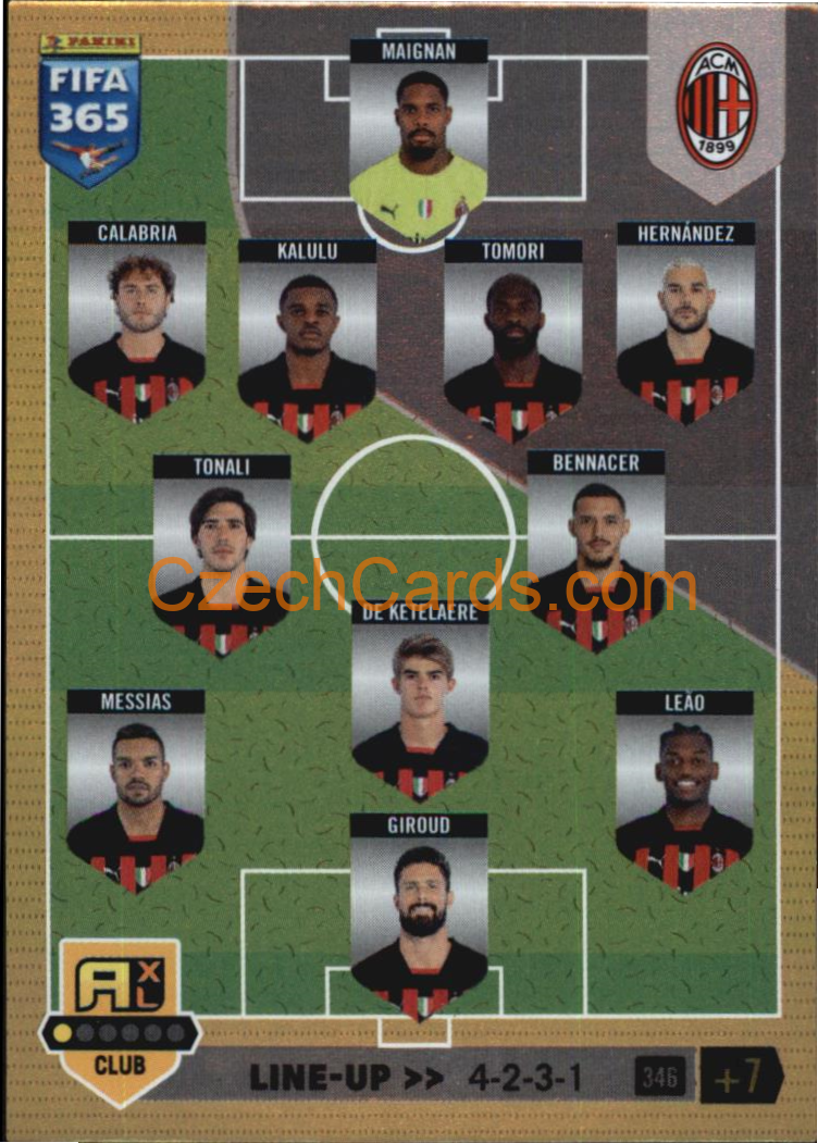 Line-up AC Milan 2023 FIFA 365 Adrenalyn #346