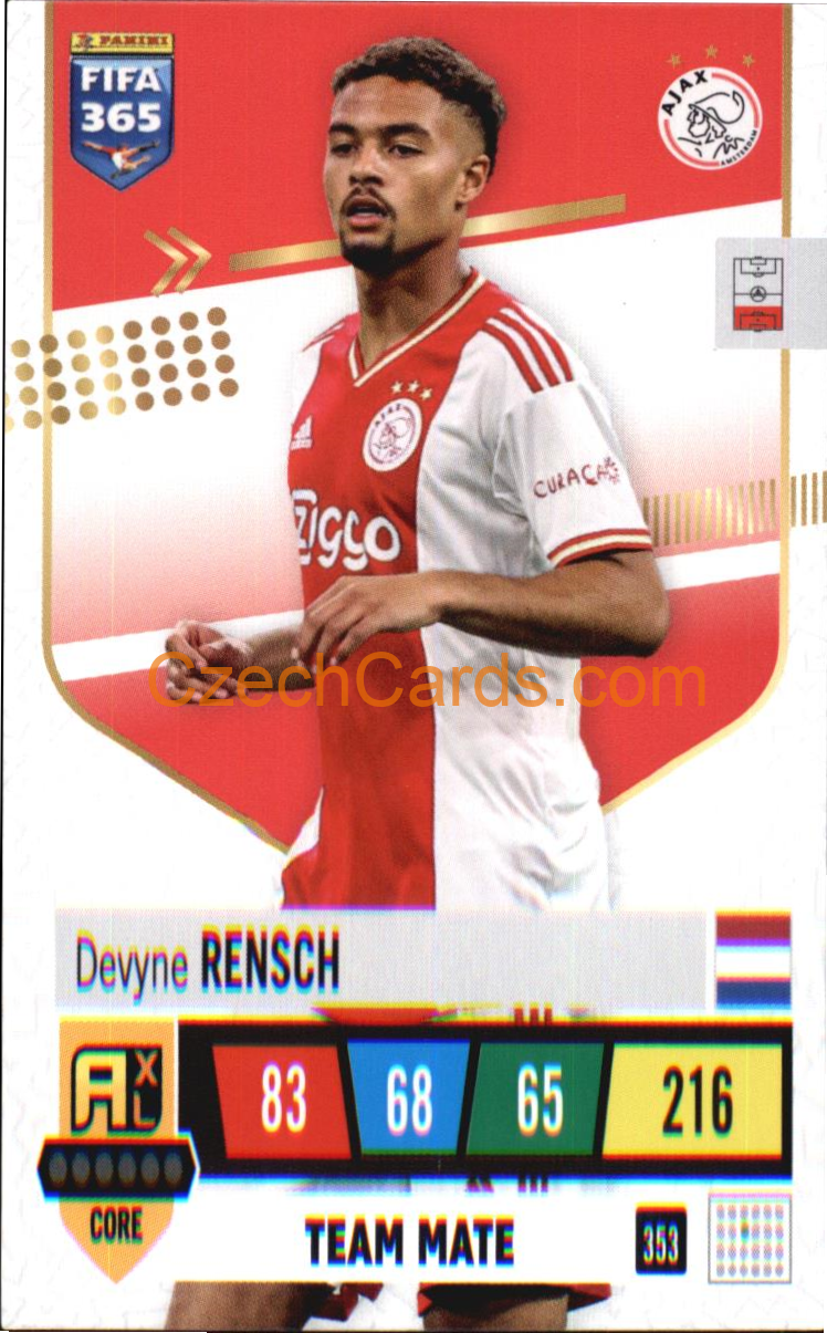 Devyne Rensch 2023 FIFA 365 Adrenalyn #353
