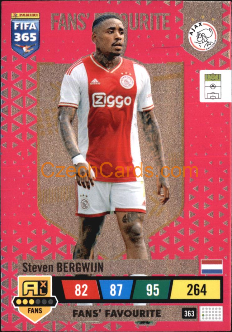 Steven Bergwijn 2023 FIFA 365 Adrenalyn FANS #363