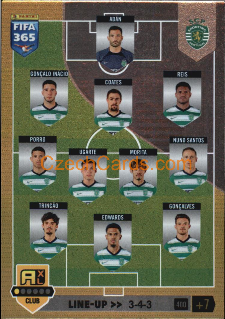 Line-up Sporting CP 2023 FIFA 365 Adrenalyn #400