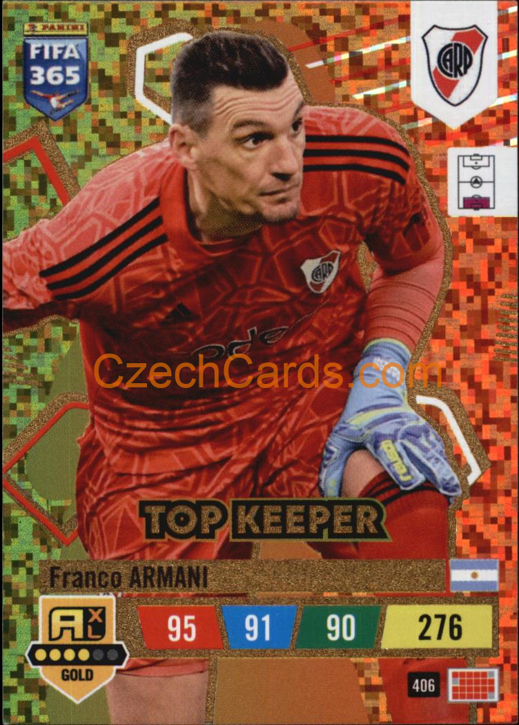 Franco Armani 2023 FIFA 365 Adrenalyn GOLD #406