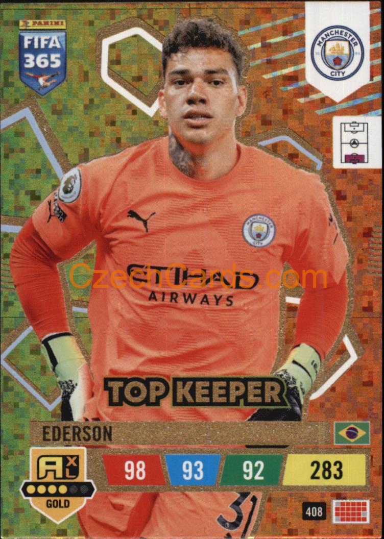 Ederson 2023 FIFA 365 Adrenalyn GOLD #408