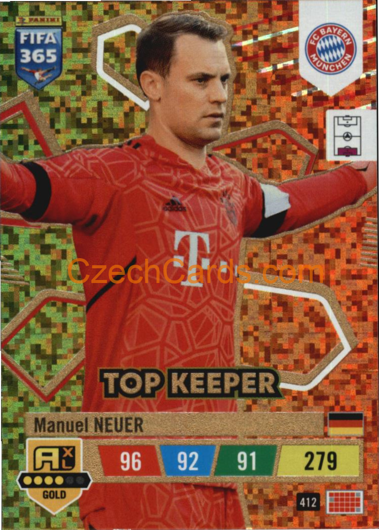 Manuel Neuer 2023 FIFA 365 Adrenalyn GOLD #412