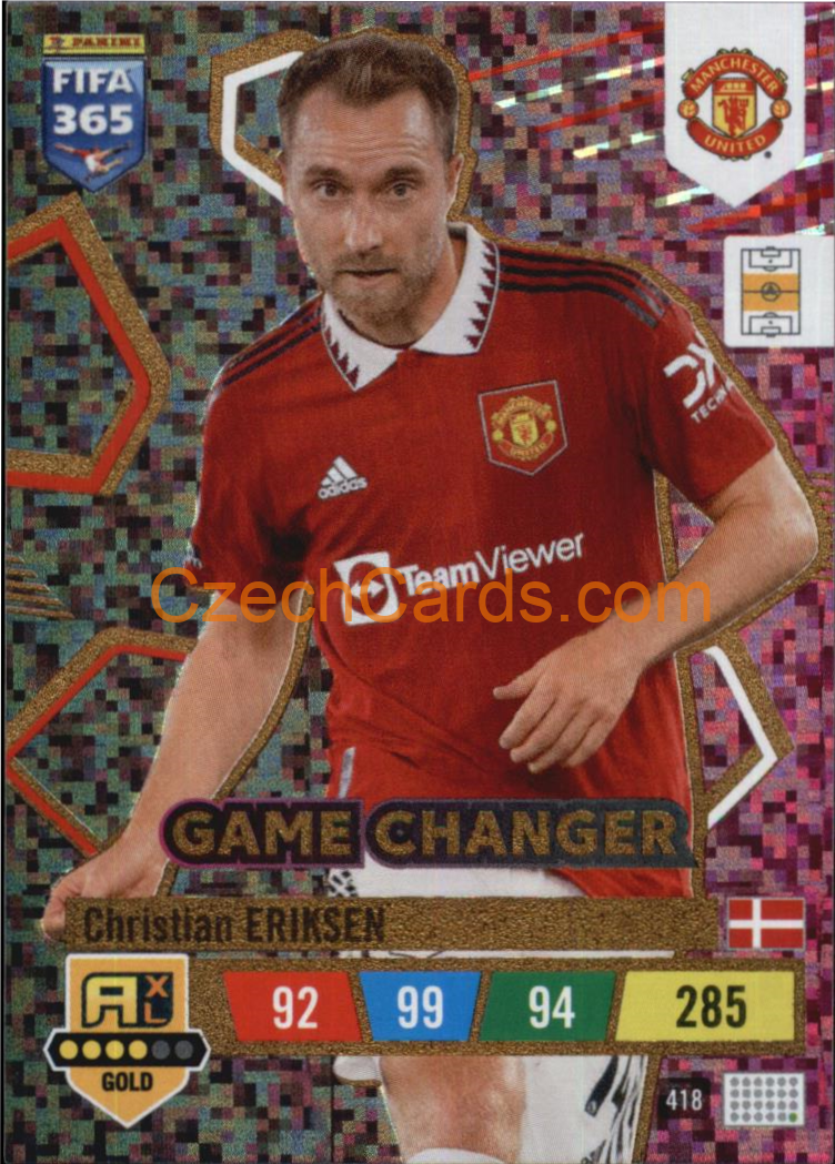 Christian Eriksen 2023 FIFA 365 Adrenalyn GOLD #418