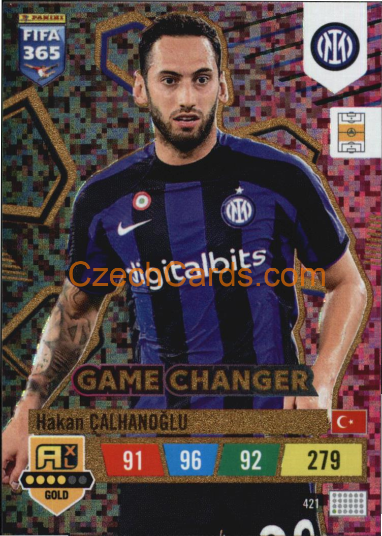 Hakan Çalhanoğlu 2023 FIFA 365 Adrenalyn GOLD #421