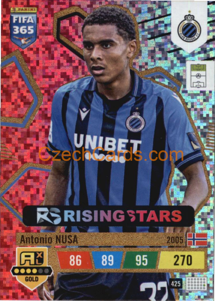 Antonio Nusa 2023 FIFA 365 Adrenalyn RISING STARS #425