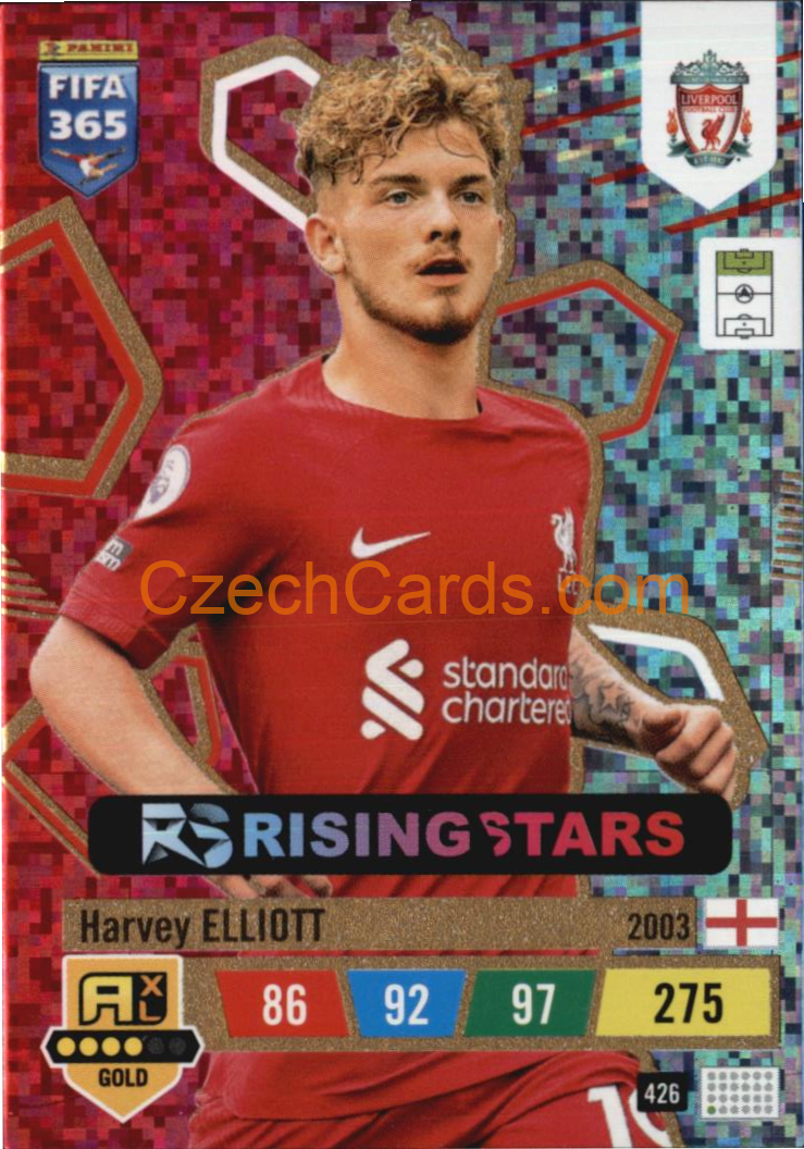 Harvey Elliott 2023 FIFA 365 Adrenalyn RISING STARS #426