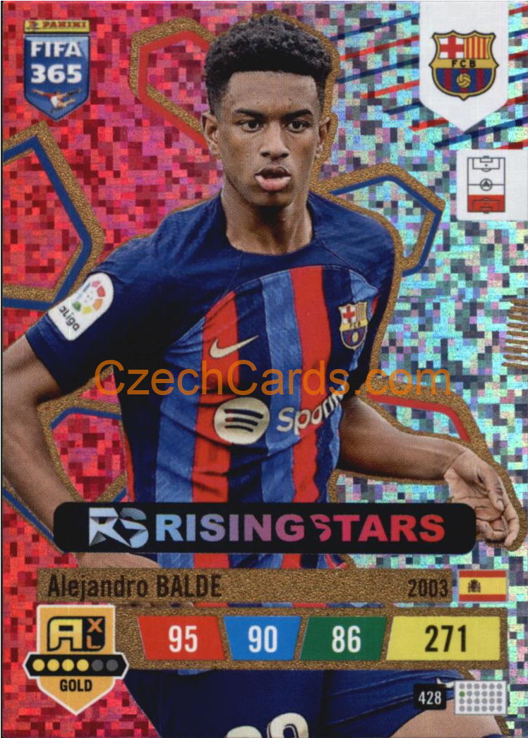 Alejandro Balde 2023 FIFA 365 Adrenalyn RISING STARS #428