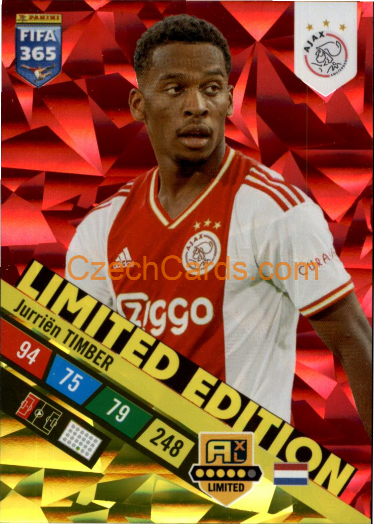 Jurriën Timber 2023 FIFA 365 Adrenalyn LIMITED #LE-JT