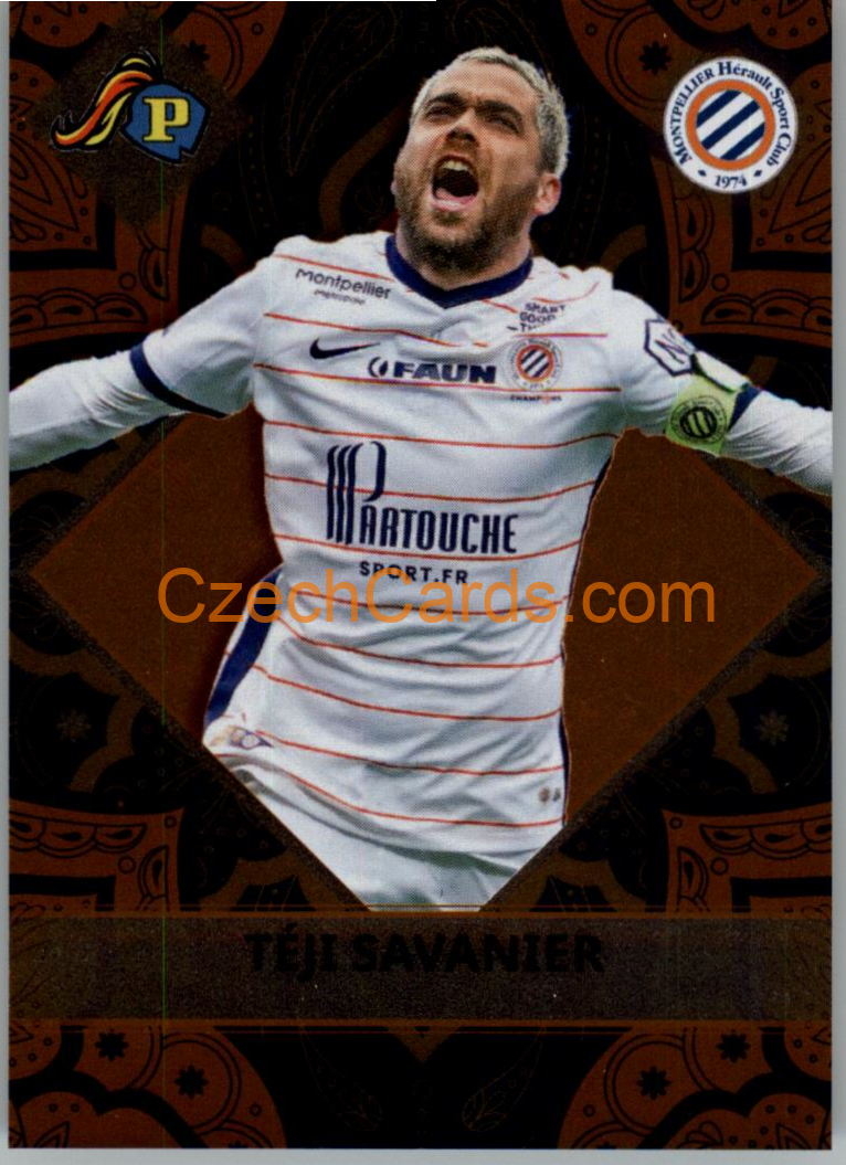 Téji Savanier 2022 Panini Ligue 1 Ultra Premium foil #115