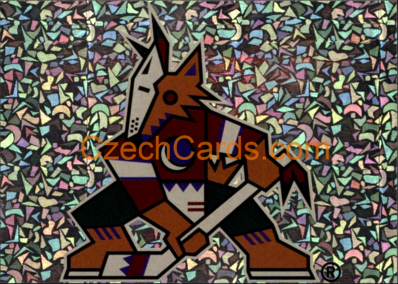 Team Logo Arizona Coyotes 2022-23 Topps NHL sticker foil #18