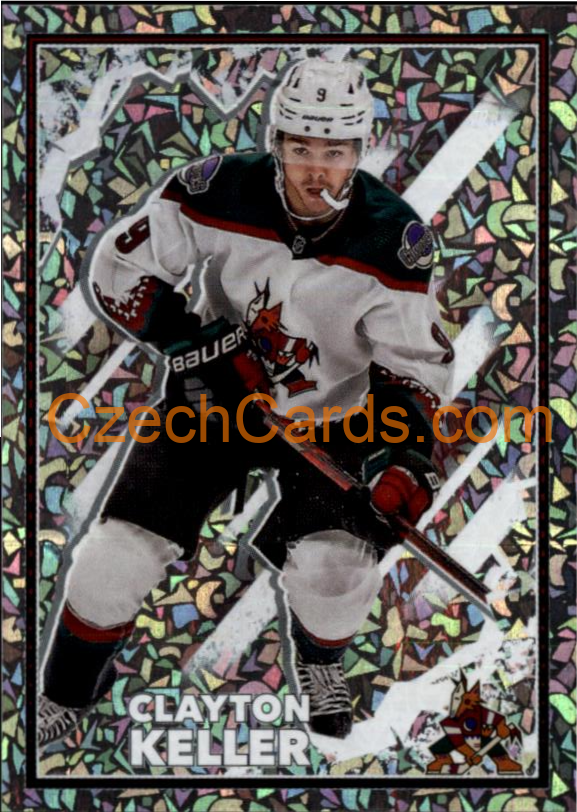 Clayton Keller 2022-23 Topps NHL sticker foil #21