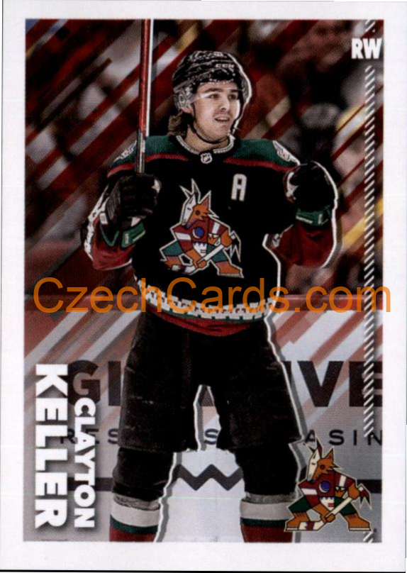 Clayton Keller 2022-23 Topps NHL sticker #24