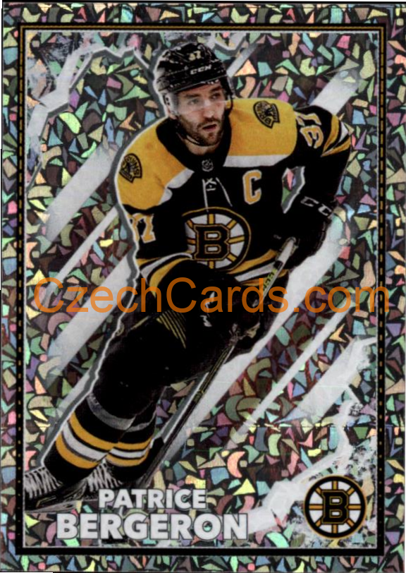 Patrice Bergeron 2022-23 Topps NHL sticker foil #38