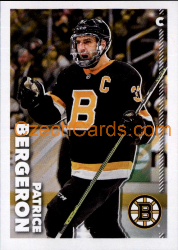 Patrice Bergeron 2022-23 Topps NHL sticker #40