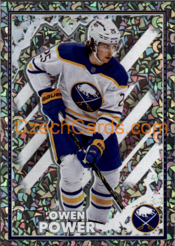 Owen Power 2022-23 Topps NHL sticker foil #56