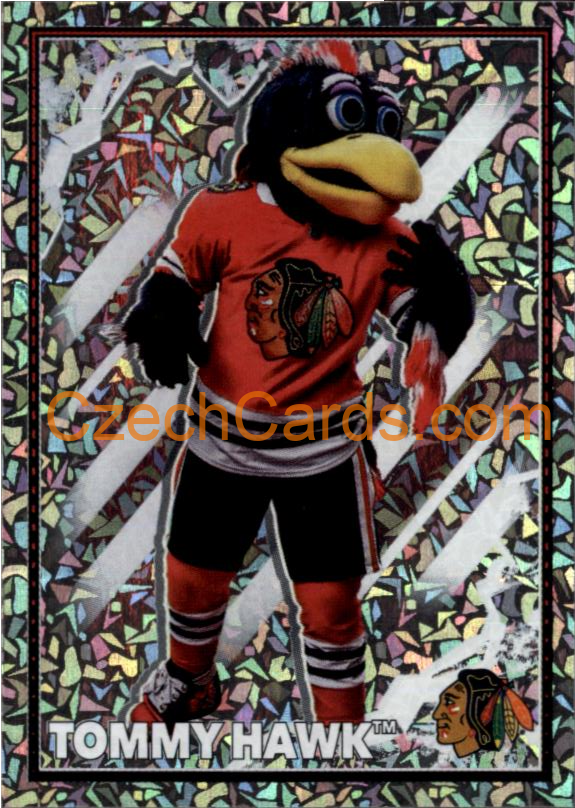 Tommy Hawk Chicago Blackhawks 2022-23 Topps NHL sticker foil #105
