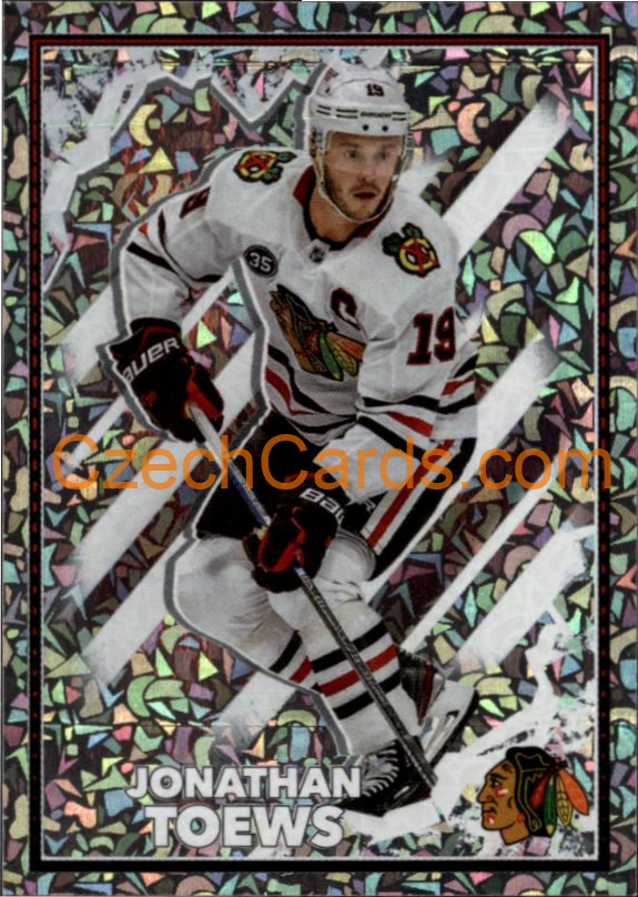 Jonathan Toews 2022-23 Topps NHL sticker foil #107