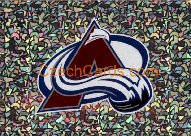 Team Logo Colorado Avalanche 2022-23 Topps NHL sticker foil #120