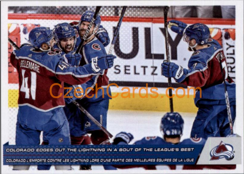 Team Highlight Colorado Avalanche 2022-23 Topps NHL sticker #121