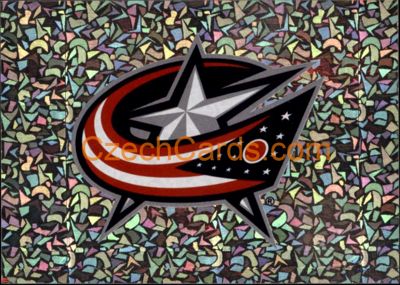 Team Logo Columbus Blue Jackets 2022-23 Topps NHL sticker foil #137