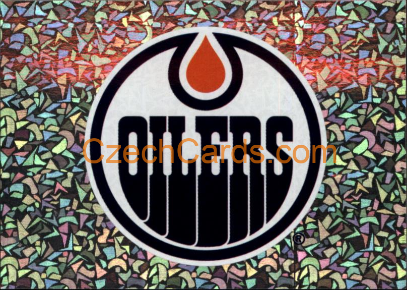 Team Logo Edmonton Oilers 2022-23 Topps NHL sticker foil #188