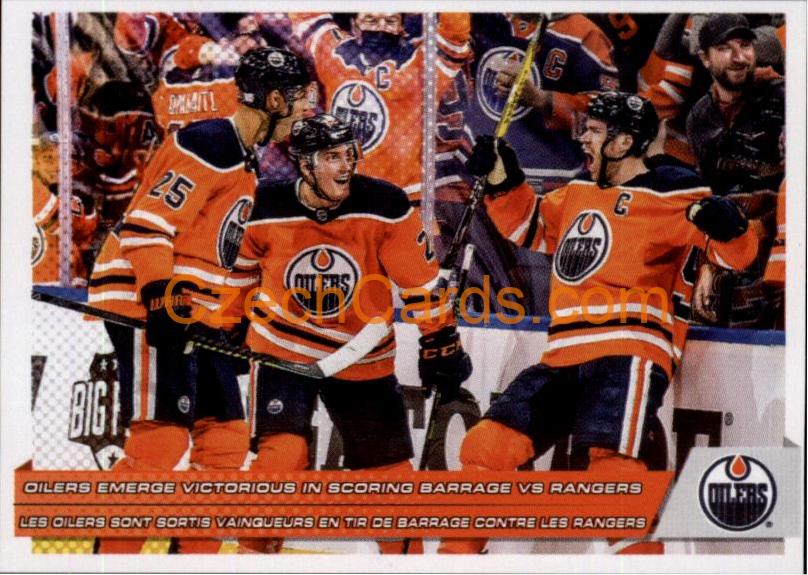 Team Highlight Edmonton Oilers 2022-23 Topps NHL sticker #189