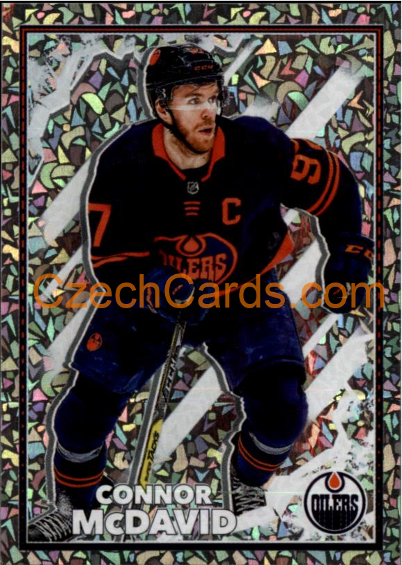 Connor McDavid 2022-23 Topps NHL sticker foil #191