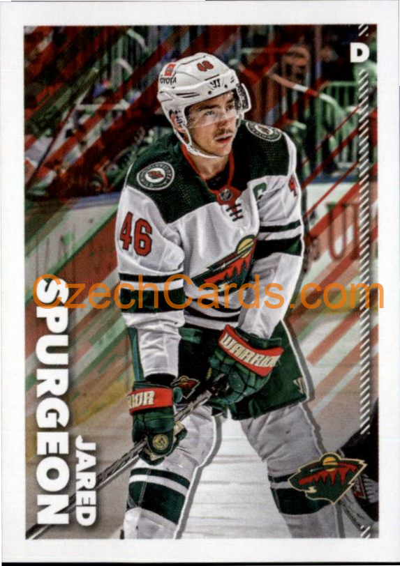 Jared Spurgeon 2022-23 Topps NHL sticker #252