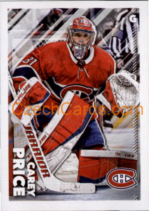 Carey Price 2022-23 Topps NHL sticker #262