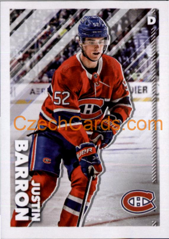 Justin Barron 2022-23 Topps NHL sticker #266