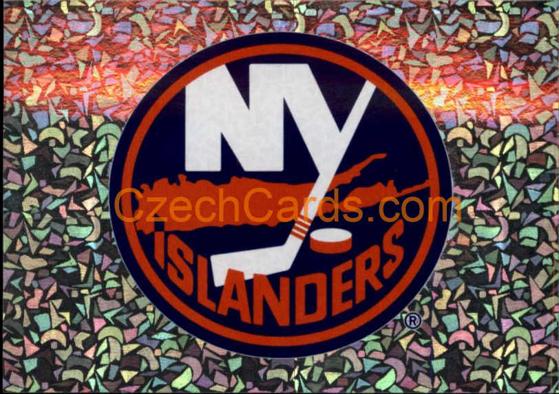 Team Logo New York Islanders 2022-23 Topps NHL sticker foil #307