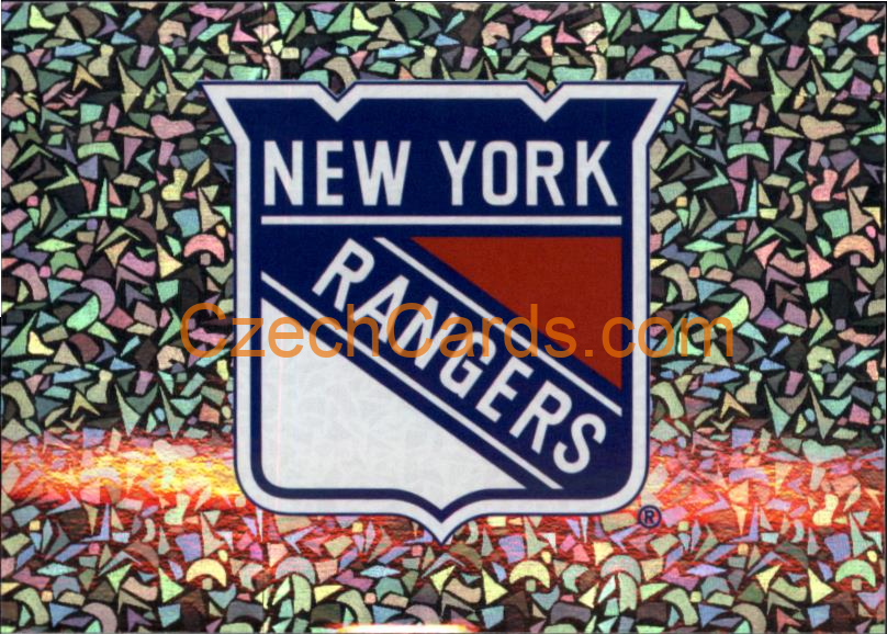 Team Logo New York Rangers 2022-23 Topps NHL sticker foil #324
