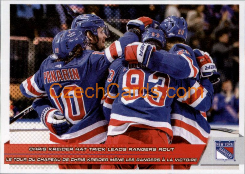 Team Highlight New York Rangers 2022-23 Topps NHL sticker #325