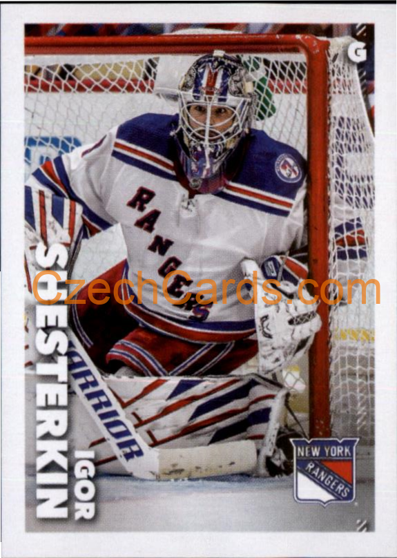 Igor Shesterkin 2022-23 Topps NHL sticker #334