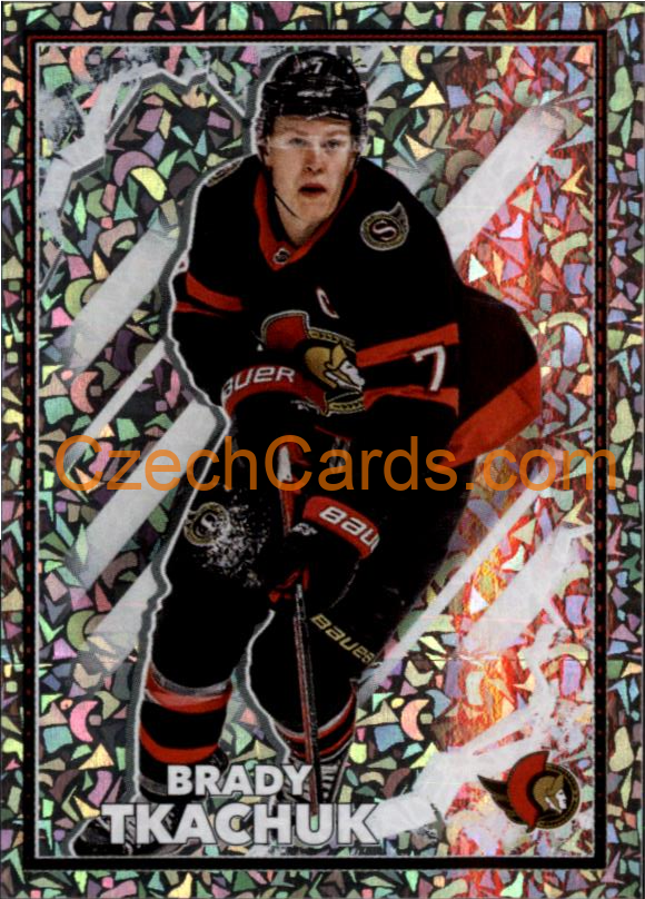 Brady Tkachuk 2022-23 Topps NHL sticker foil #344