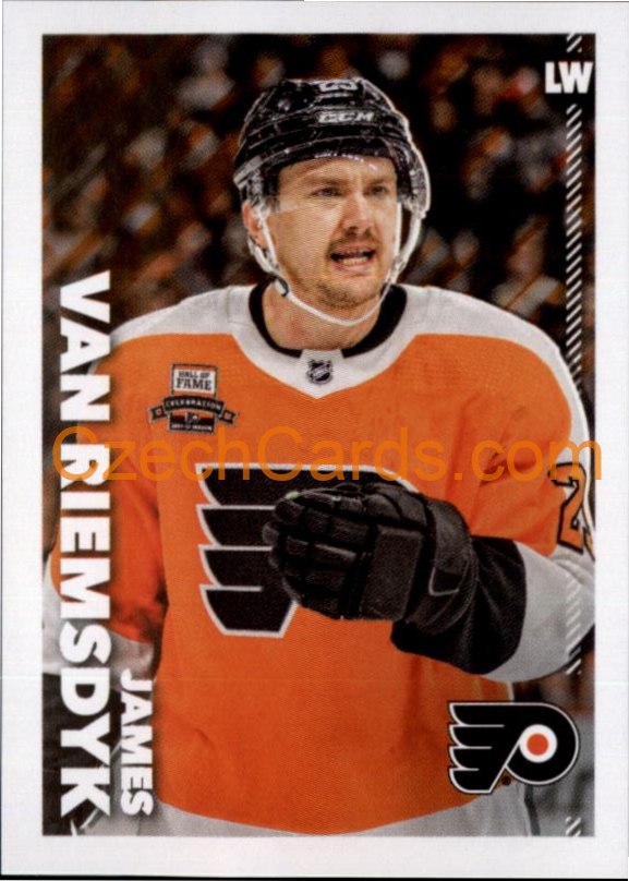 James van Riemsdyk 2022-23 Topps NHL sticker #371