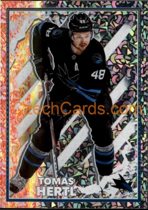 Tomas Hertl 2022-23 Topps NHL sticker foil #395